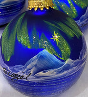 AURORA MARINA Hand Painted Ornament
