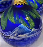 AURORA MARINA Hand Painted Ornament